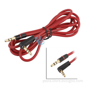 3.5mm Replacement Stereo Headphone Angled Audio Cable
